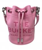 MARC JACOBSマークジェイコブス）の古着「レザーバケットバッグ」｜ピンク