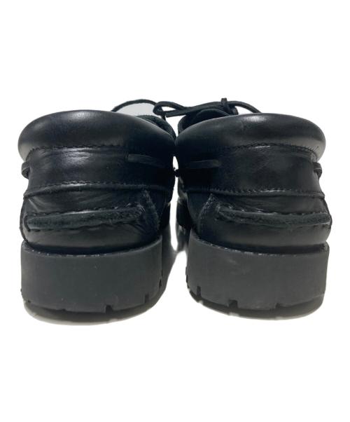 ARTESANOS（アルテサノス）ARTESANOS (アルテサノス) STEVEN ALAN (スティーブンアラン) 3EYE MOCCASIN / レザーモカシンシューズ ブラック サイズ:42の古着・服飾アイテム