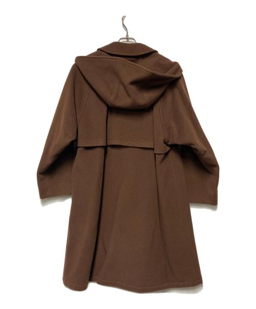 Burberry's（バーバリー）Burberry's (バーバリーズ) 比翼ウールステンカラーコート ブラウン サイズ:ｵｰﾀﾞｰﾒｲﾄﾞ品の古着・服飾アイテム
