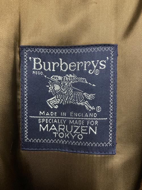 Burberry's（バーバリー）Burberry's (バーバリーズ) 比翼ウールステンカラーコート ブラウン サイズ:ｵｰﾀﾞｰﾒｲﾄﾞ品の古着・服飾アイテム