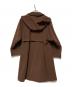 Burberry's (バーバリーズ) 比翼ウールステンカラーコート ブラウン サイズ:ｵｰﾀﾞｰﾒｲﾄﾞ品：11000円