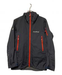 mont-bell（モンベル）の古着「アルパインサーマシェルパーカ / マウンテンパーカー」｜ネイビー