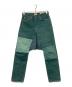 KAPITAL（キャピタル）の古着「サルエルデニムパンツ」｜グリーン