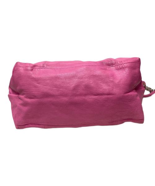 LONGCHAMP（ロンシャン）LONGCHAMP (ロンシャン) 2WAYレザートートバッグ ショッキングピンクの古着・服飾アイテム