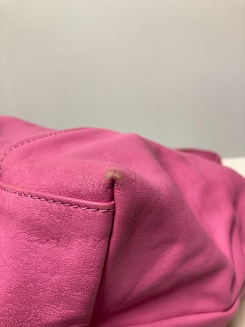 LONGCHAMP（ロンシャン）LONGCHAMP (ロンシャン) 2WAYレザートートバッグ ショッキングピンクの古着・服飾アイテム