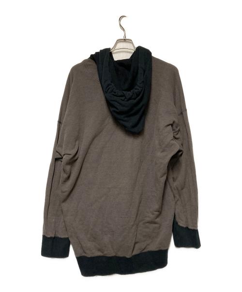 Vivienne Westwood RED LABEL（ヴィヴィアンウエストウッドレッドレーベル）Vivienne Westwood RED LABEL (ヴィヴィアンウエストウッドレッドレーベル) オーブロゴプルオーバーパーカー グレー×ブラック サイズ:00の古着・服飾アイテム