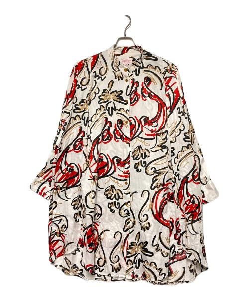 Vivienne Westwood RED LABEL（ヴィヴィアンウエストウッドレッドレーベル）Vivienne Westwood RED LABEL (ヴィヴィアンウエストウッドレッドレーベル) バンドカラーシャツワンピース ホワイト サイズ:2の古着・服飾アイテム