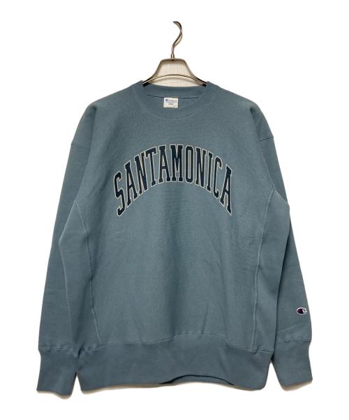 Champion REVERSE WEAVE（チャンピオン リバース ウィーブ）Champion REVERSE WEAVE (チャンピオン リバース ウィーブ) 25FW リバースウィーブシティクルースウェットシャツ ブルー サイズ:Lの古着・服飾アイテム