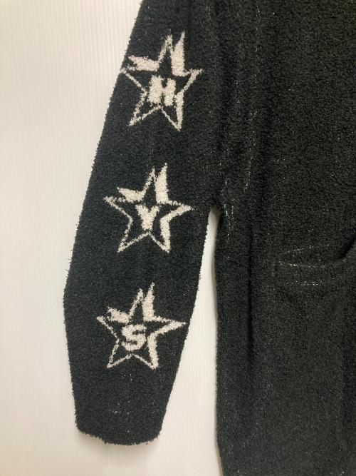 Hysteric Glamour（ヒステリックグラマー）Hysteric Glamour (ヒステリックグラマー) SOUND AND VISIONカーディガン / ジャカードジャケット ブラック サイズ:Fの古着・服飾アイテム