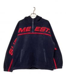 SUPREME（シュプリーム）の古着「19FW Polartec Half Zip Sweatshirt / ポーラテックフリースハーフジップパーカー」｜ネイビー