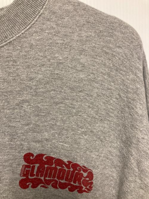 Hysteric Glamour（ヒステリックグラマー）Hysteric Glamour (ヒステリックグラマー) VIXEN GIRL / ガールプリントクルーネックスウェット グレー サイズ:XLの古着・服飾アイテム