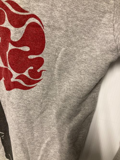 Hysteric Glamour（ヒステリックグラマー）Hysteric Glamour (ヒステリックグラマー) VIXEN GIRL / ガールプリントクルーネックスウェット グレー サイズ:XLの古着・服飾アイテム