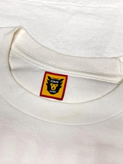 HUMAN MADE（ヒューマンメイド）HUMAN MADE (ヒューマンメイド) プリントTシャツ ホワイト サイズ:XLの古着・服飾アイテム