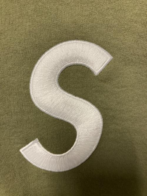 SUPREME（シュプリーム）SUPREME (シュプリーム) 24FW S Logo Zip Up Hooded Sweatshirt / Sロゴジップパーカー グリーン サイズ:XLの古着・服飾アイテム