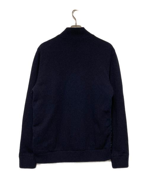 Barbour（バブアー）Barbour (バブアー) ARCH DIAMOND QUILT KNIT / キルトドッキングニットジャケット ネイビー サイズ:Lの古着・服飾アイテム