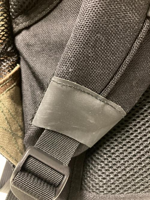 SUPREME（シュプリーム）SUPREME (シュプリーム) 14SS logo backpack / カモフラコーデュラナイロンバックパック グリーン×ブラウンの古着・服飾アイテム