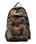 SUPREME（シュプリーム）の古着「14SS logo backpack / カモフラコーデュラナイロンバックパック」｜グリーン×ブラウン