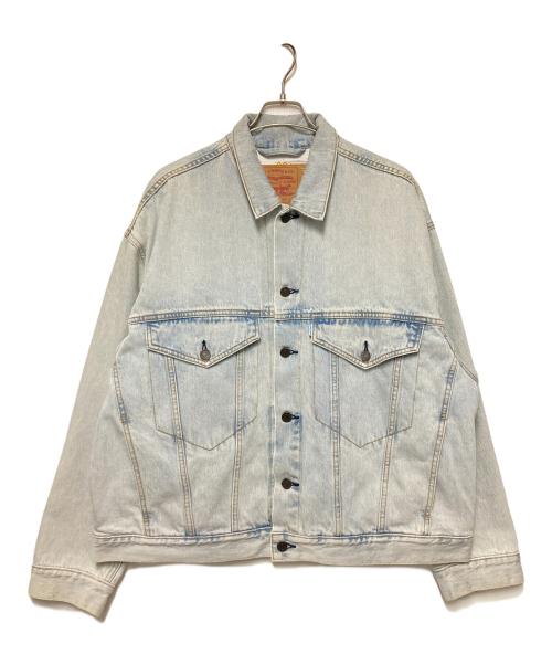 LEVI'S（リーバイス）LEVI'S (リーバイス) コラボバック刺繍デニムジャケット / トラッカージャケット インディゴ サイズ:Lの古着・服飾アイテム