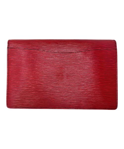 LOUIS VUITTON（ルイ ヴィトン）LOUIS VUITTON (ルイ ヴィトン) クラッチバッグ レッドの古着・服飾アイテム