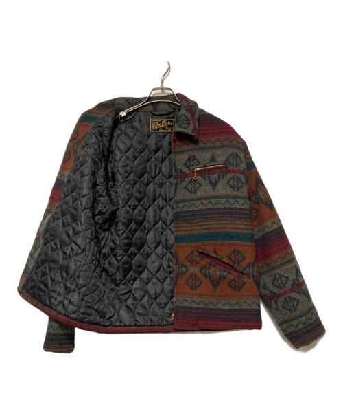 CALEE（キャリー）CALEE (キャリー) JOHNSON WOOLEN MILLS (ジョンソンウーレンミルズ) WOOL SPORTS JACKET / ネイティブジップジャケット マルチカラー サイズ:Lの古着・服飾アイテム