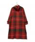 POLO RALPH LAUREN (ポロ・ラルフローレン) チェックダッフルコート レッド サイズ:S：10000円