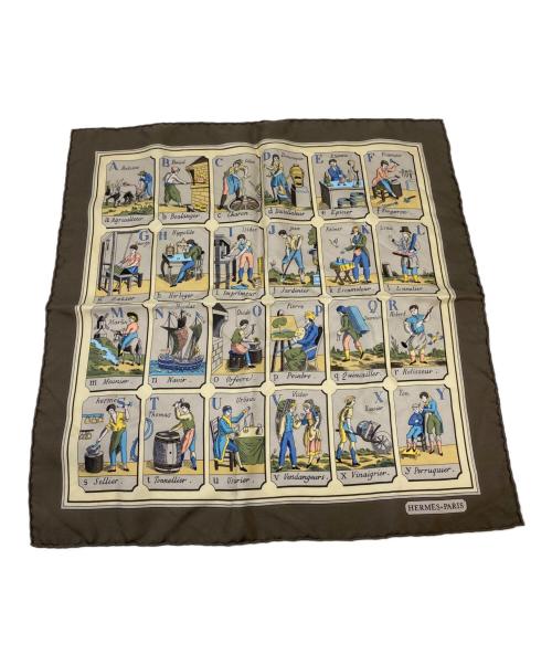 HERMES（エルメス）HERMES (エルメス) スカーフ ブラウンの古着・服飾アイテム