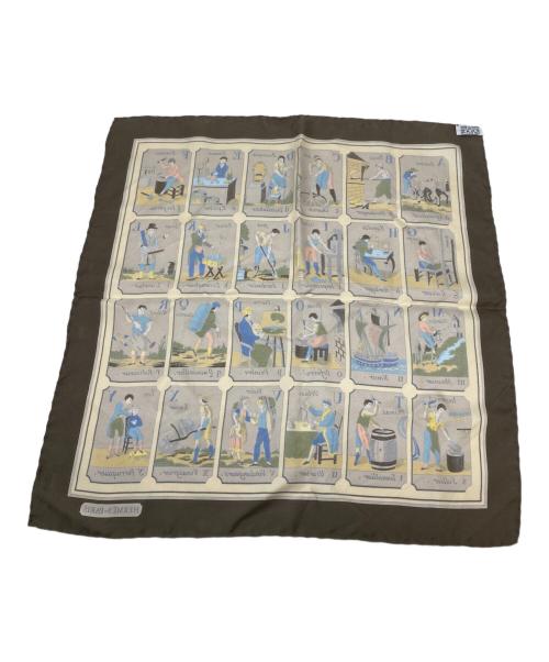 HERMES（エルメス）HERMES (エルメス) スカーフ ブラウンの古着・服飾アイテム