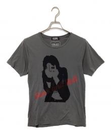 Hysteric Glamour（ヒステリックグラマー）の古着「JOAN JETTプリントTシャツ」｜グレー