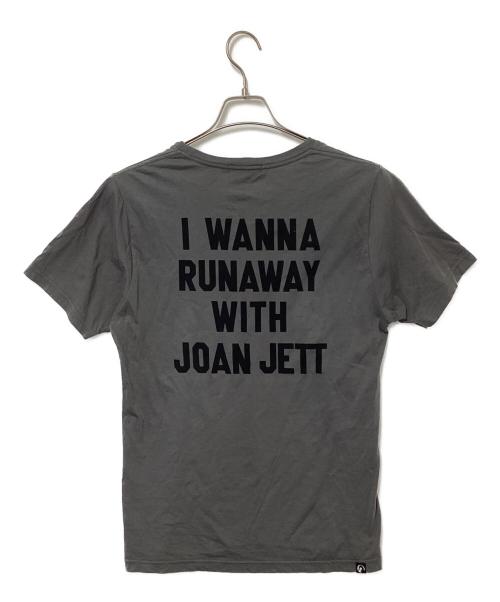Hysteric Glamour（ヒステリックグラマー）Hysteric Glamour (ヒステリックグラマー) JOAN JETTプリントTシャツ グレー サイズ:Mの古着・服飾アイテム