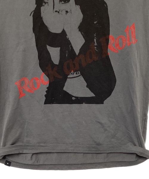 Hysteric Glamour（ヒステリックグラマー）Hysteric Glamour (ヒステリックグラマー) JOAN JETTプリントTシャツ グレー サイズ:Mの古着・服飾アイテム