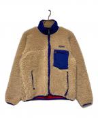 Patagoniaパタゴニア）の古着「クラシックレトロカーディガン / ボアフリースジャケット」｜ベージュ