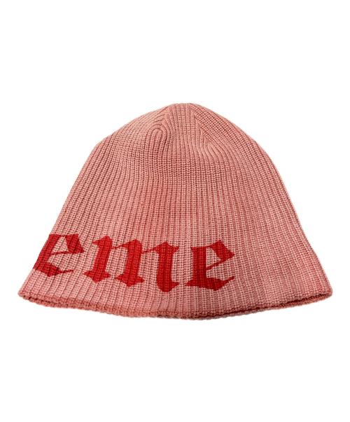 SUPREME（シュプリーム）SUPREME (シュプリーム) 25SS Old English Printed Beanie / オールドイングリッシュニットキャップ ピンクの古着・服飾アイテム