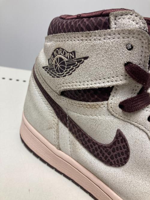 NIKE（ナイキ）NIKE (ナイキ) A Ma Maniere (ア・マ・マニエール) AIR JORDAN 1 RETRO HIGH OG SP ホワイト×ブラウン サイズ:US8.5の古着・服飾アイテム