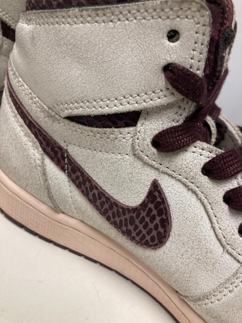 NIKE（ナイキ）NIKE (ナイキ) A Ma Maniere (ア・マ・マニエール) AIR JORDAN 1 RETRO HIGH OG SP ホワイト×ブラウン サイズ:US8.5の古着・服飾アイテム