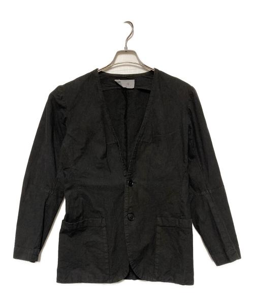 MARTIN MARGIELA（マルタン・マルジェラ）MARTIN MARGIELA (マルタン・マルジェラ) ノーカラージャケット / 本人期 ブラック サイズ:42の古着・服飾アイテム