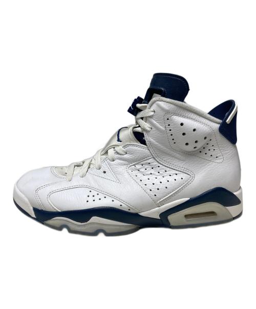 NIKE（ナイキ）NIKE (ナイキ) AIR JORDAN 6 RETRO ホワイト×ネイビー サイズ:US9.5の古着・服飾アイテム