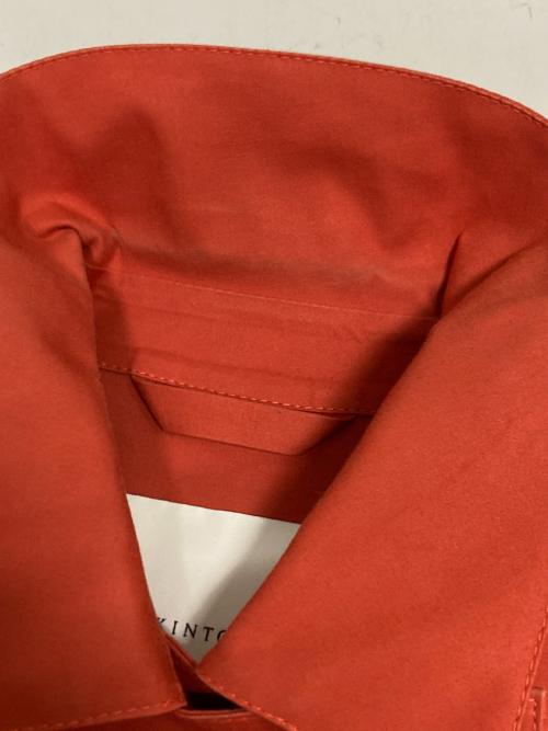 MACKINTOSH（マッキントッシュ）MACKINTOSH (マッキントッシュ) ゴム引きステンカラーコート オレンジ サイズ:34の古着・服飾アイテム