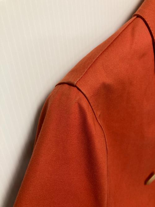 MACKINTOSH（マッキントッシュ）MACKINTOSH (マッキントッシュ) ゴム引きステンカラーコート オレンジ サイズ:34の古着・服飾アイテム