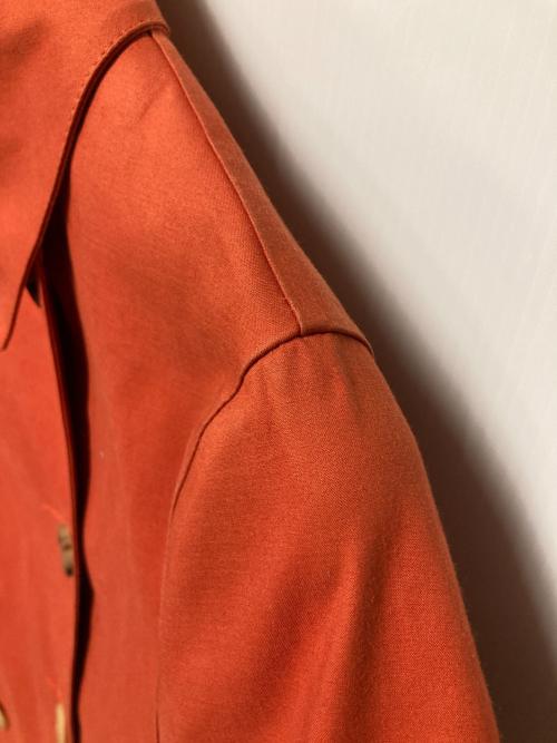 MACKINTOSH（マッキントッシュ）MACKINTOSH (マッキントッシュ) ゴム引きステンカラーコート オレンジ サイズ:34の古着・服飾アイテム