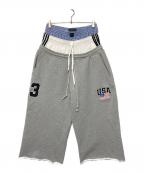 PROJECT G/Rプロジェクト ジーアール）の古着「22FW 3 Layered Sweatpants / スウェットパンツ」｜グレー