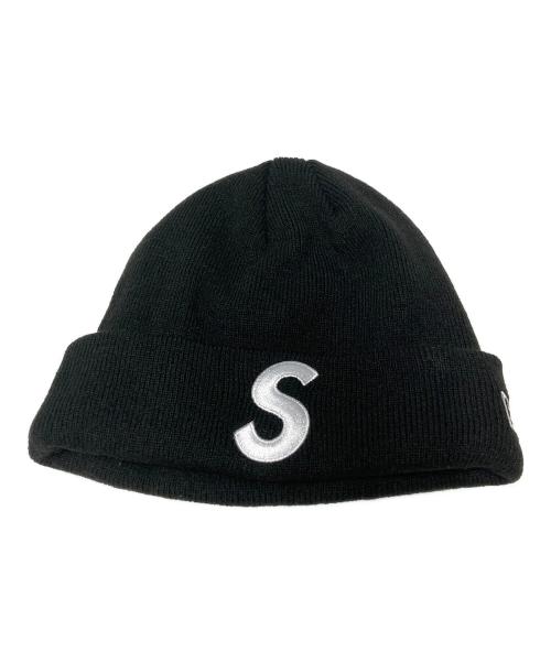 SUPREME（シュプリーム）SUPREME (シュプリーム) New Era (ニューエラ) 23FW S Logo Beanie / Sロゴニットキャップ ブラックの古着・服飾アイテム