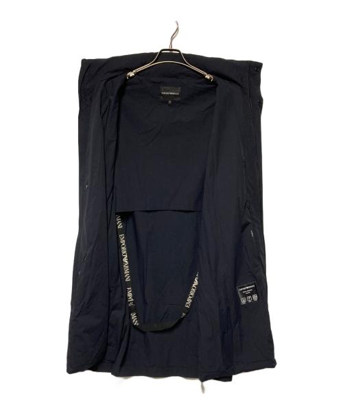 EMPORIO ARMANI（エンポリオアルマーニ）EMPORIO ARMANI (エンポリオアルマーニ) TRAVEL ESSENTIAL COAT / トラベルスタンドカラーコート ネイビー サイズ:54の古着・服飾アイテム