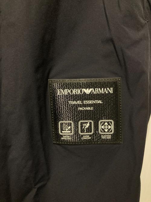 EMPORIO ARMANI（エンポリオアルマーニ）EMPORIO ARMANI (エンポリオアルマーニ) TRAVEL ESSENTIAL COAT / トラベルスタンドカラーコート ネイビー サイズ:54の古着・服飾アイテム