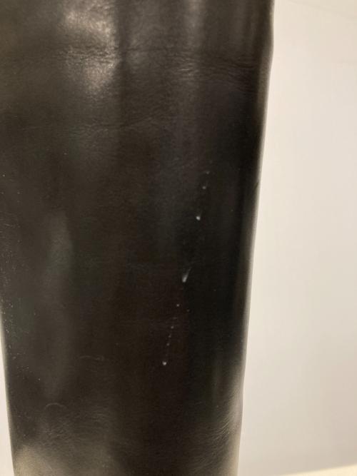 SARTORE（サルトル）SARTORE (サルトル) シングルバックベルトレザーロングブーツ ブラック サイズ:38の古着・服飾アイテム