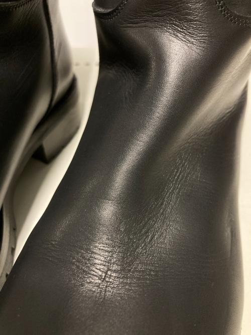 SARTORE（サルトル）SARTORE (サルトル) シングルバックベルトレザーロングブーツ ブラック サイズ:38の古着・服飾アイテム