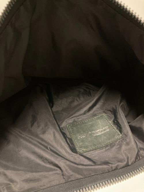 ISAMU KATAYAMA BACKLASH（イサムカタヤマ・バックラッシュ）ISAMU KATAYAMA BACKLASH (イサムカタヤマ・バックラッシュ) パイソンバナナバッグ / レザーショルダーバッグ ブラックの古着・服飾アイテム