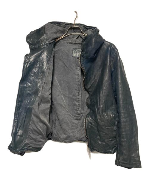 ISAMU KATAYAMA BACKLASH（イサムカタヤマ・バックラッシュ）ISAMU KATAYAMA BACKLASH (イサムカタヤマ・バックラッシュ) ジャパンホース製品染めフードパーカー ネイビー サイズ:Mの古着・服飾アイテム