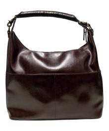 YOUTA（ヨータ）の古着「レザーワンショルダーバッグ」｜ブラウン