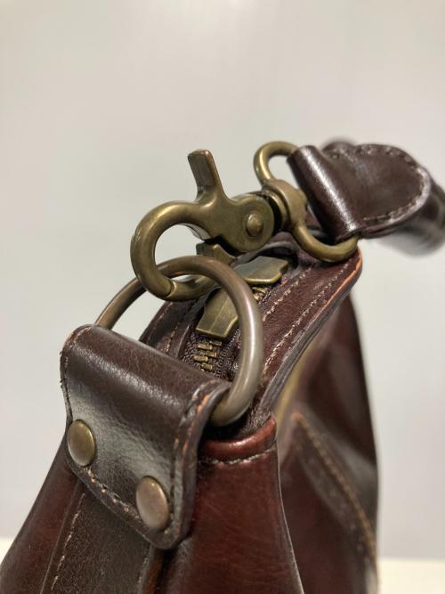 YOUTA（ヨータ）YOUTA (ヨータ) レザーワンショルダーバッグ ブラウンの古着・服飾アイテム