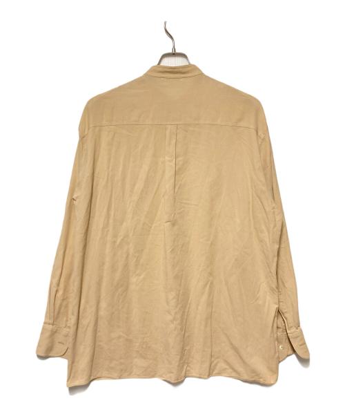 AURALEE（オーラリー）AURALEE (オーラリー) SHUTTLE GEORGETTE CLOTH P/O SHIRTS / コットンプルオーバーシャツ ベージュ サイズ:3の古着・服飾アイテム
